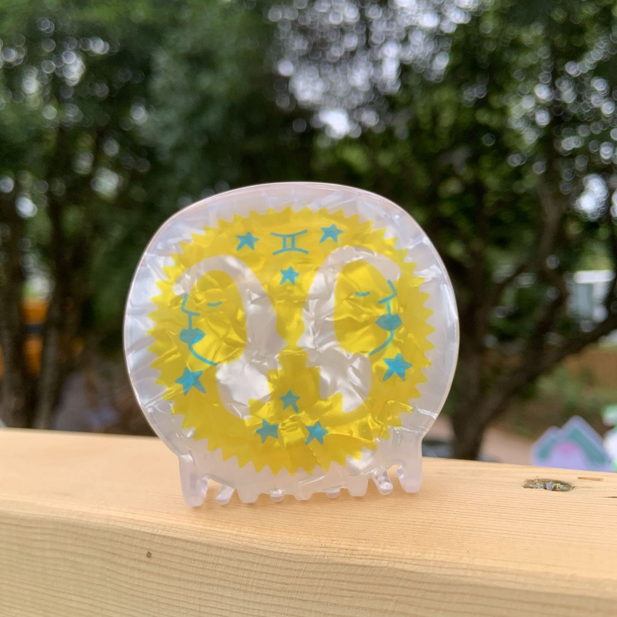 Star Sign Claw Clip Acrylic Cute Hair Accessor_Cwaha2141