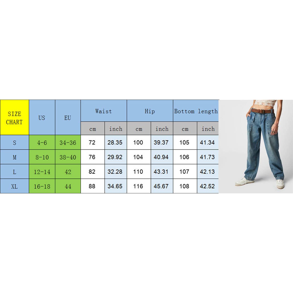 Washed Heavy Duty Waist Straight Leg Pocket Jeans