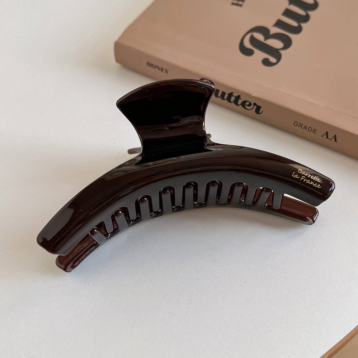 MAILLARD BROWN CLAW CLIP VINTAGE FALL HAIRPIN_CWAHA6006