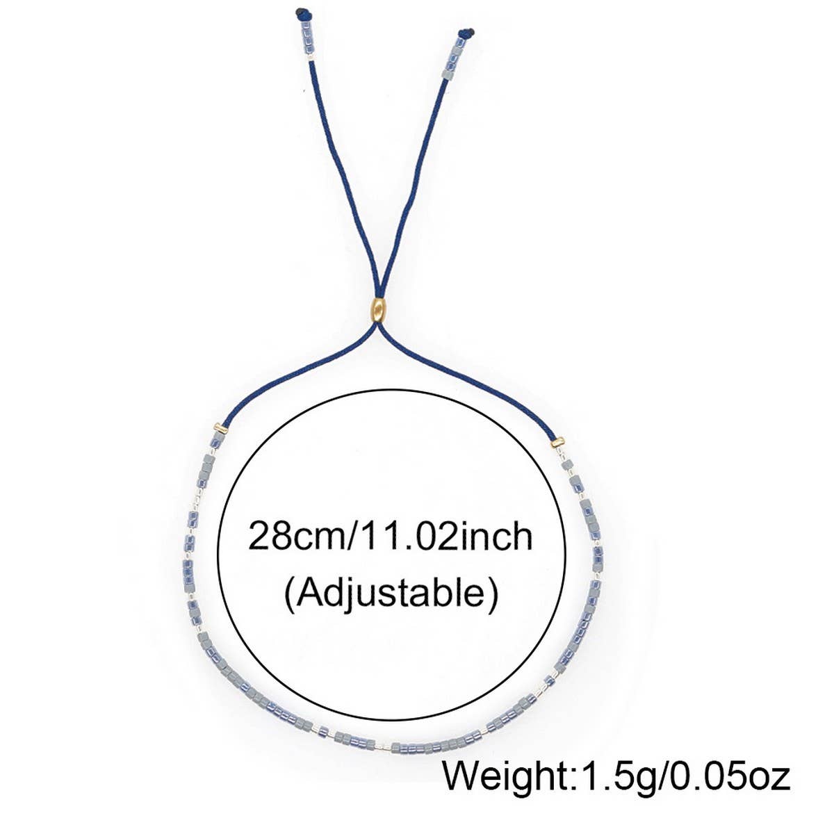 RICE BEADS HAND WOVEN BRACELET_CWMM3858