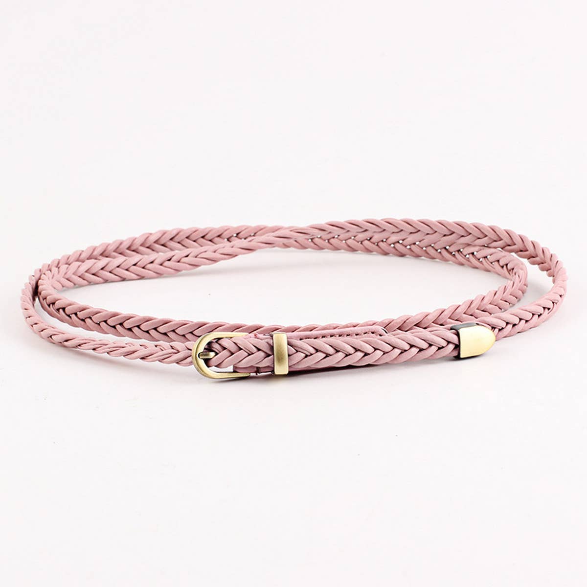 Cwabe0875_Vintage Hand-Woven Pin Buckle Belt