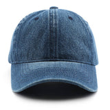 AUTUMN WINTER WASHED DENIM BASEBALL CAP UNISEX_CWAH2824