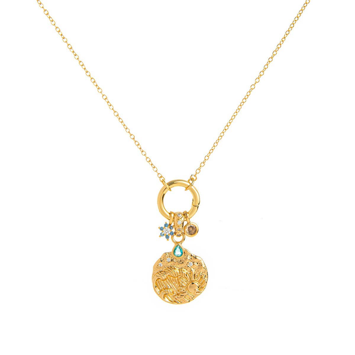 FASHIONABLE NICHE FRESH AND CUTE ZIRCON NECKLACE_CWMM3925