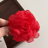 New Super Fairy Gauze Rose Flower Clip_Cwaha4685
