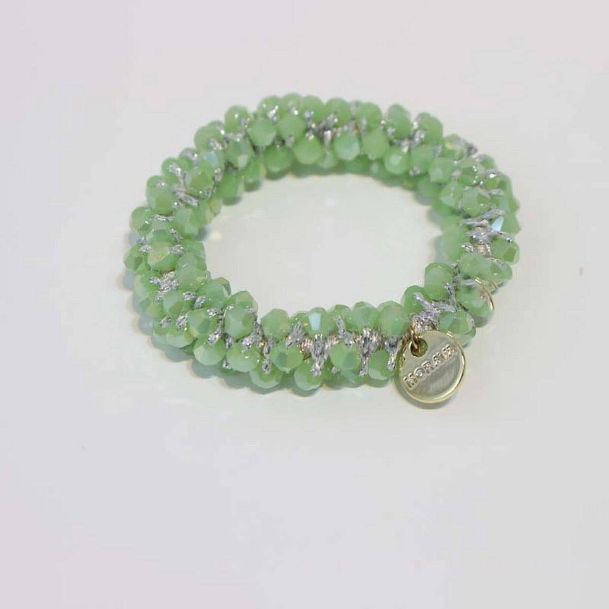 CUTE PEARL CRYSTAL HAIR TIE ELASTIC HANDMADE BAND_CWAHA6763