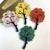 FASHIONABLE RHINESTONE HANDLE MIRROR TREE DESIGN_CWMM6388