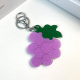 CREATIVE GRAPE ROUND MIRROR KEYCHAIN ACRYLIC_CWMM6378