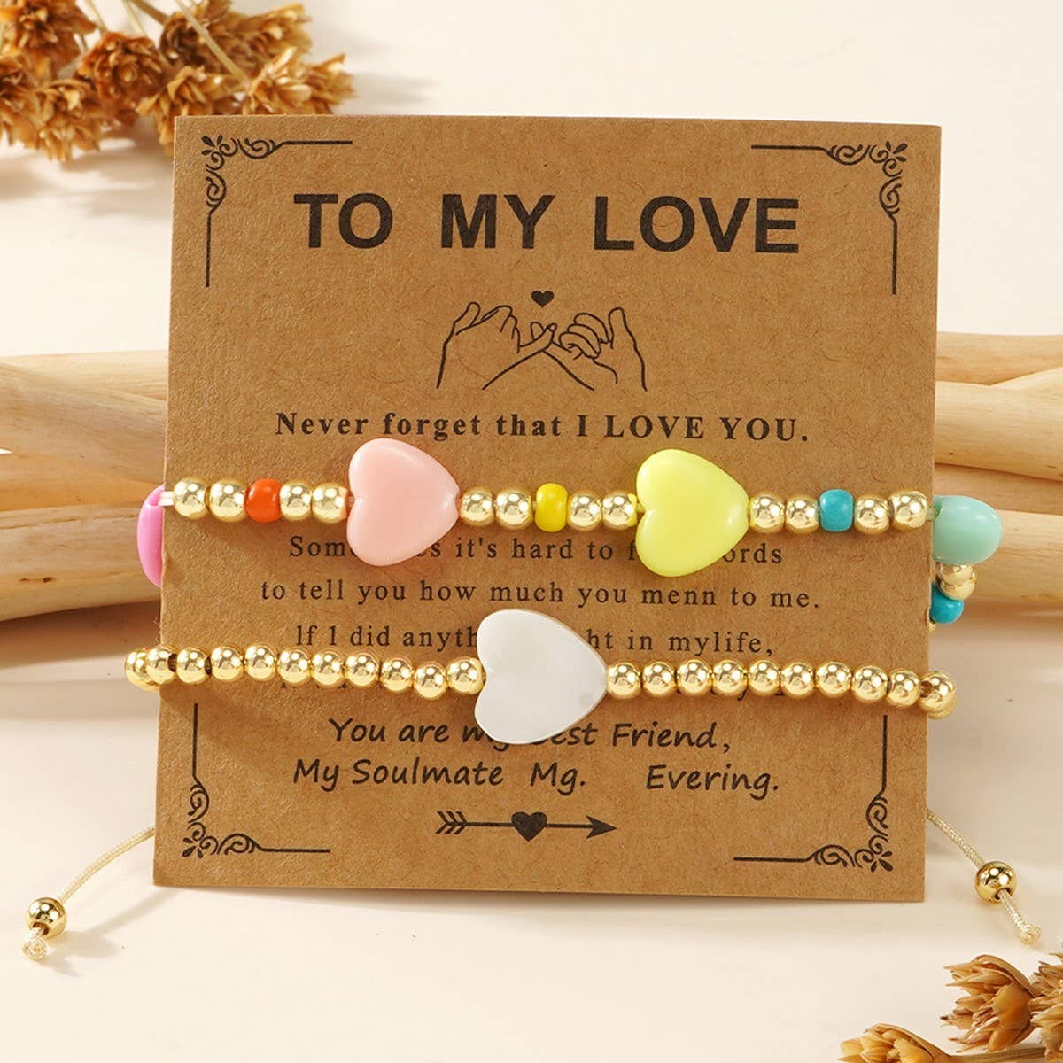 Valentines Day Heart Hand-Woven Bracelet_Cwmm3878