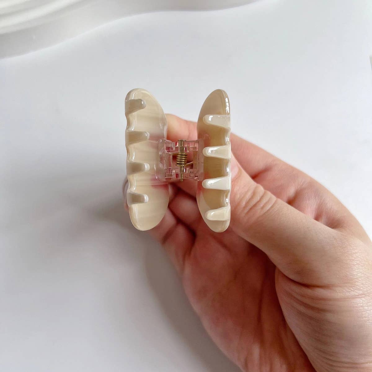 MINI HANDBAG HAIR CLAW FRENCH ACETATE HAIR_CWAHA1350