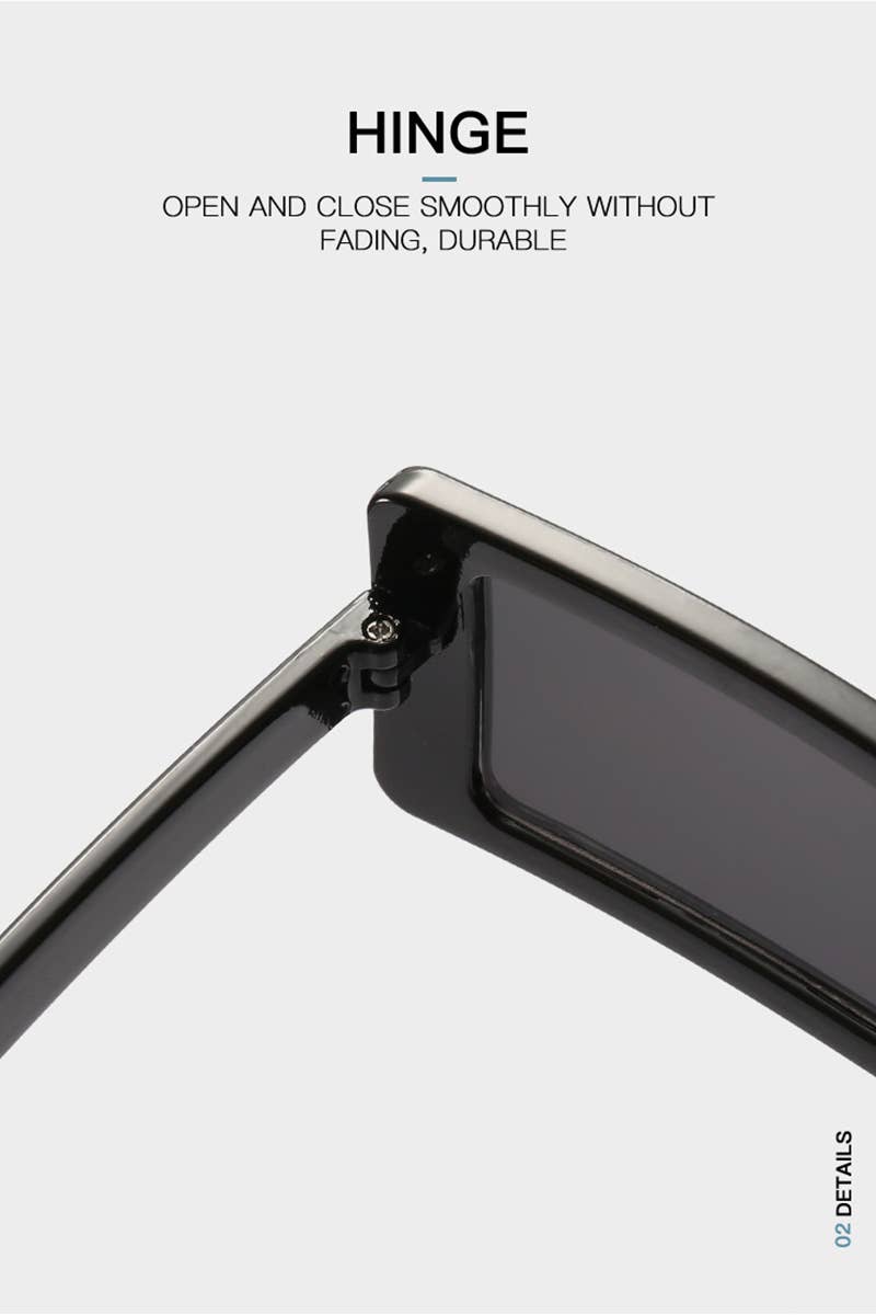 BASIC SIMPLE SQUARE SUNGLASSES_CWASG0091