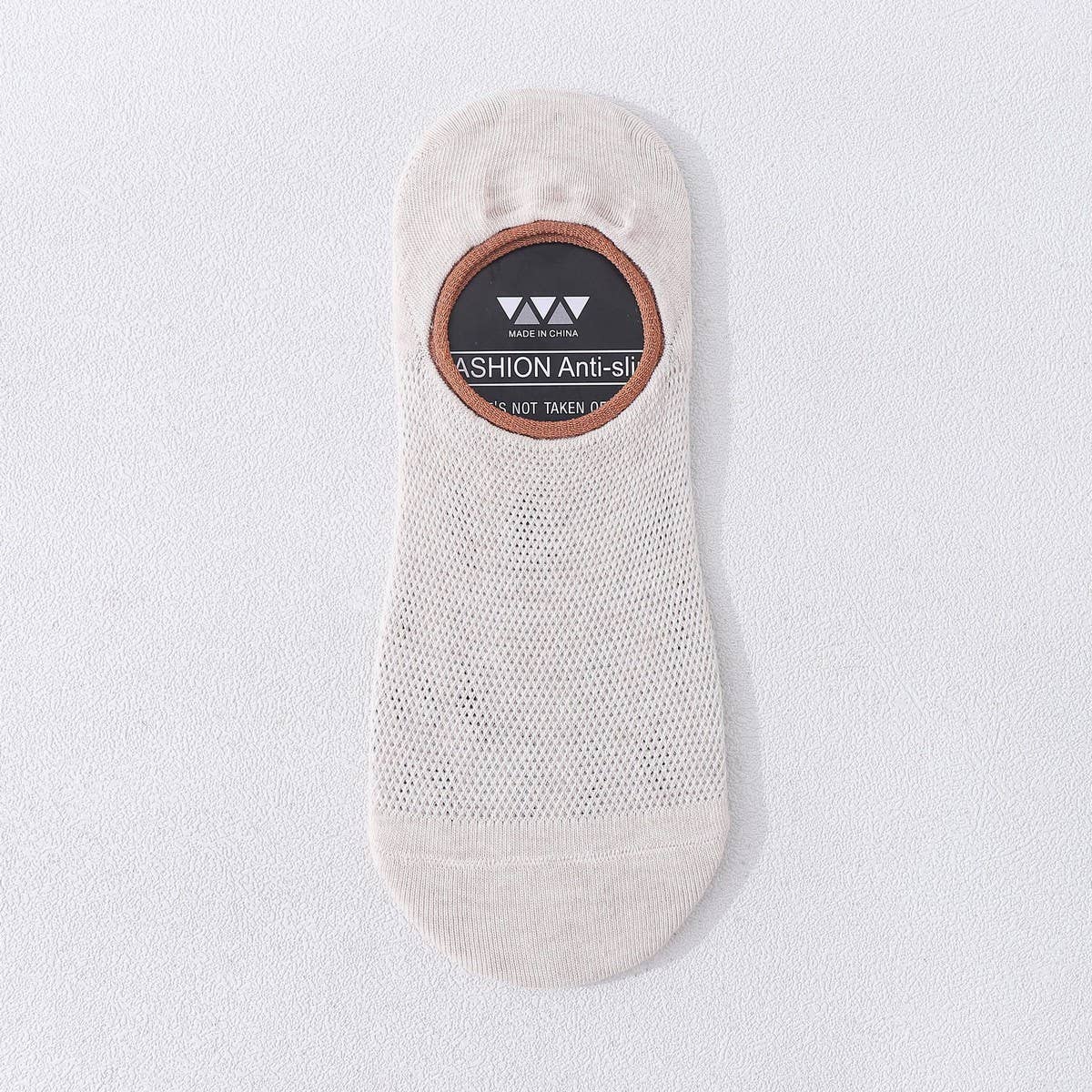 MENS SOLID COLOR COTTON ALL MATCH MESH BOAT SOCKS_CWMS2001