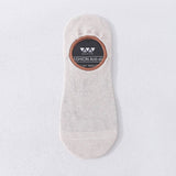 MENS SOLID COLOR COTTON ALL MATCH MESH BOAT SOCKS_CWMS2001