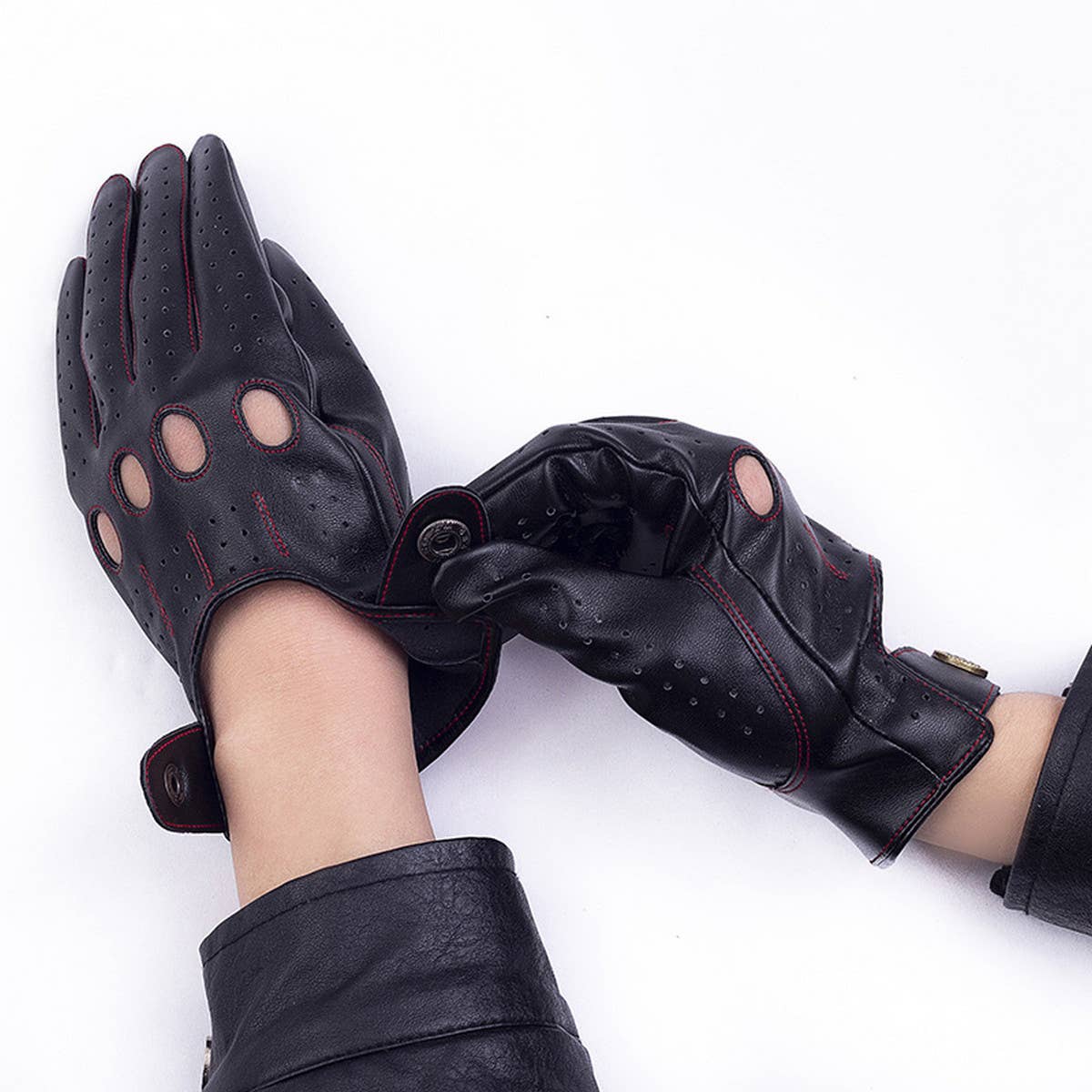 Warm And Fashionable Pu Gloves_Cwag0080
