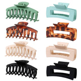 4.3" Matte Ps Plastic Hair Claw Clip, Strong Hold_Cwaha08207