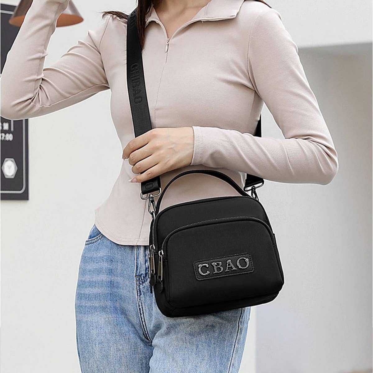 LARGE CAPACITY MULTI LAYER SHOULDER CROSSBODY BAG_CWAB3536