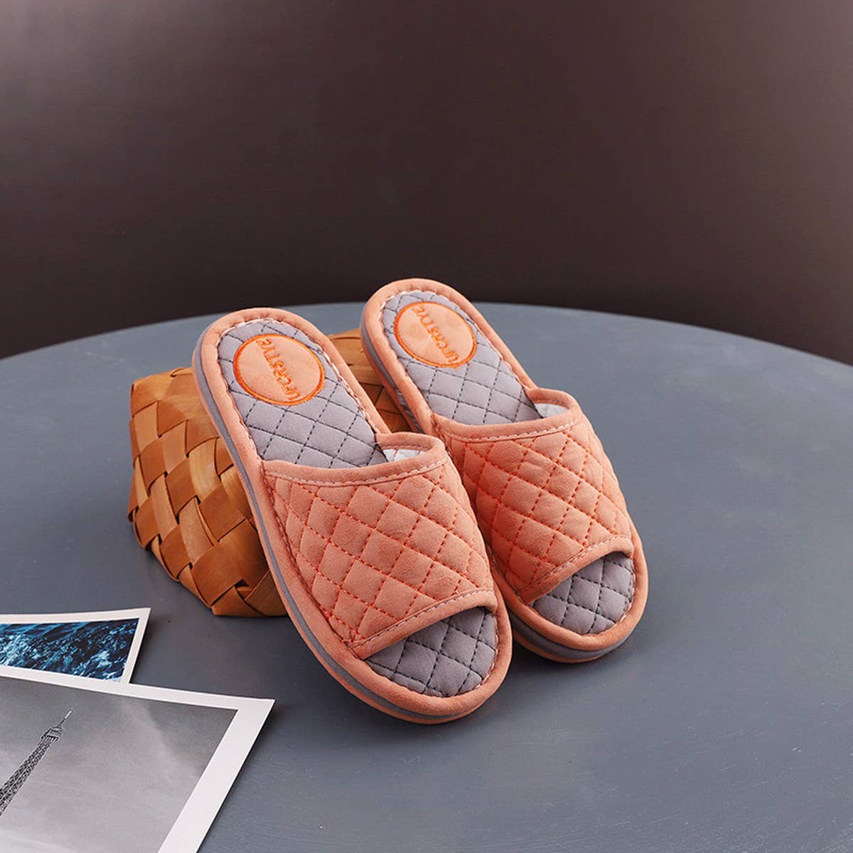 MACHINE WASHABLE INDOOR SLIPPERS FOR COUPLES_CWSHF0187