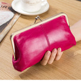 Womens Retro Long Leather Clutch Wallet Purse_Cuab00325
