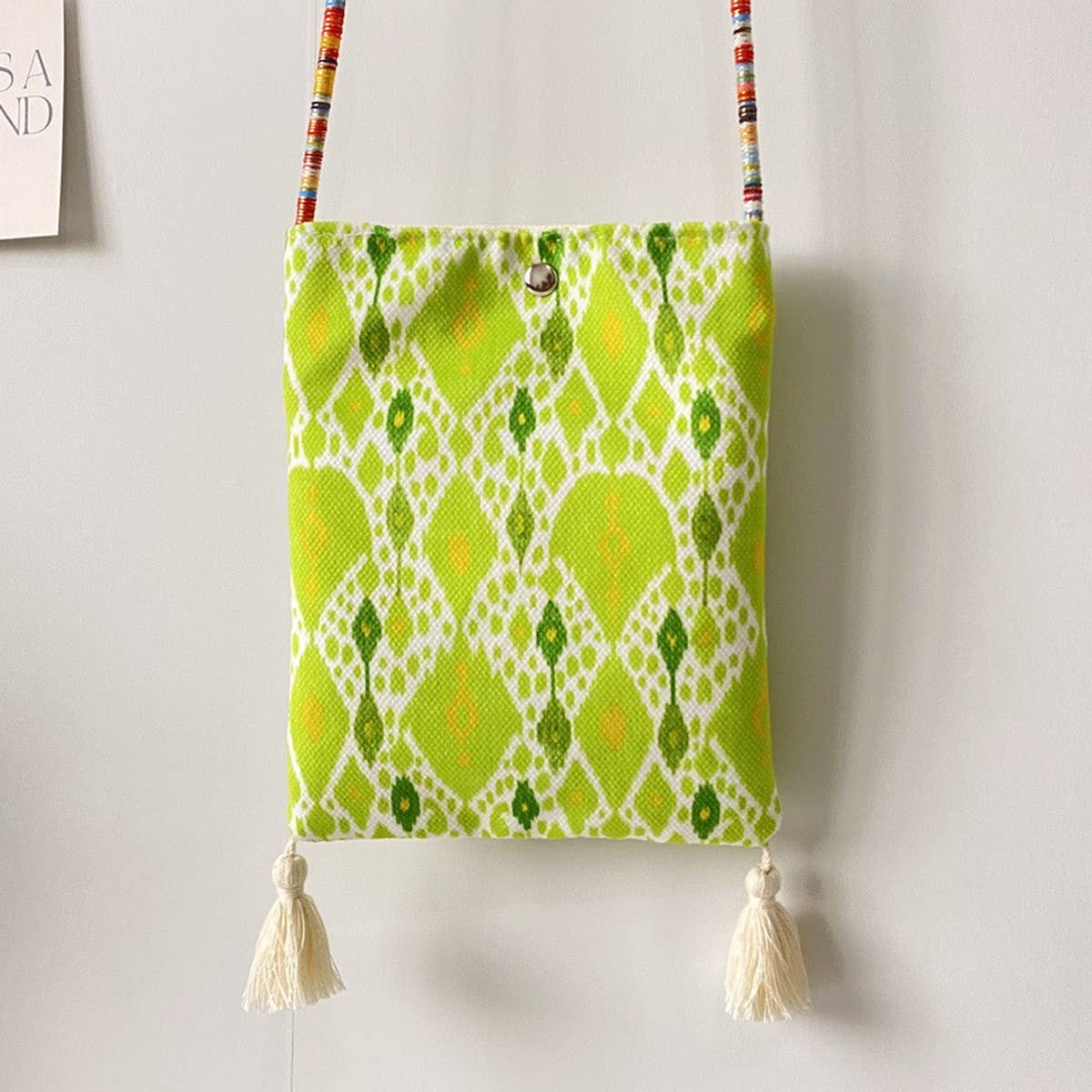 ETHNIC STYLE COTTON CROSSBODY PHONE BAG_CWAB5583