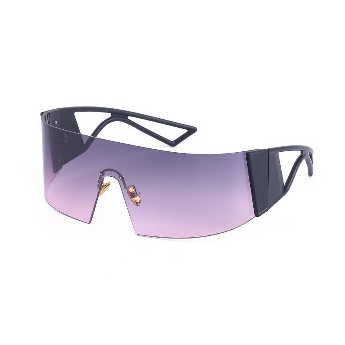 ONE LENS SUNGLASSES LARGE FRAME SPORTS SUNGLASSES_CWASG0582