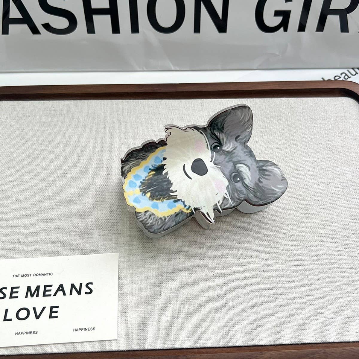 GARFIELD DOG ACRYLIC CLAW CLIP FOR GIRLS_CWAHA5767