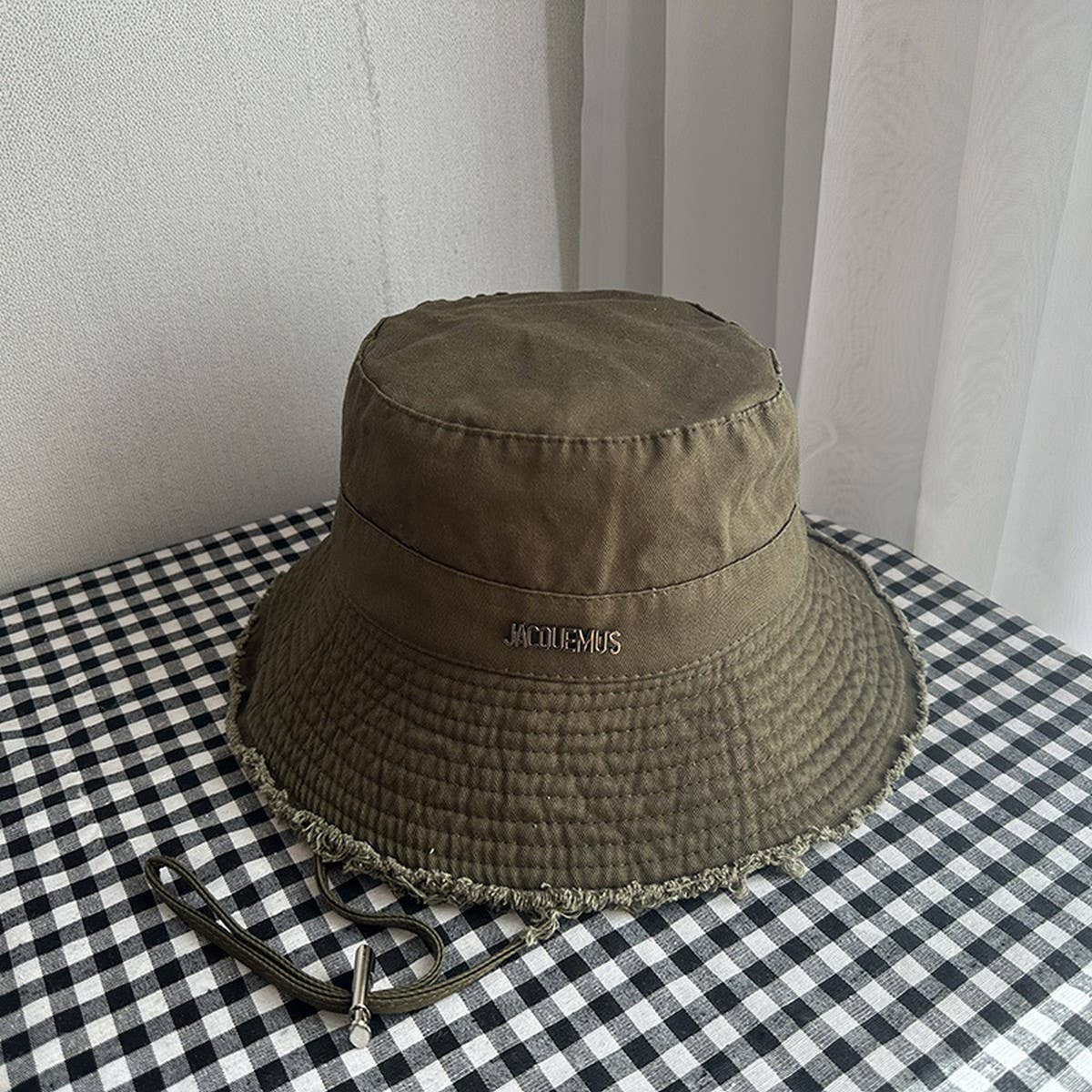 Cwah1675_Simple Vintage Foldable Bucket Hat