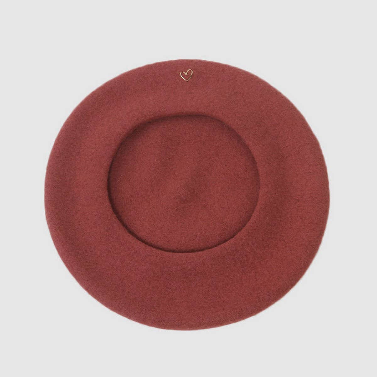SIMPLE FRENCH HEART BERET FOR WINTER_CWAH1927