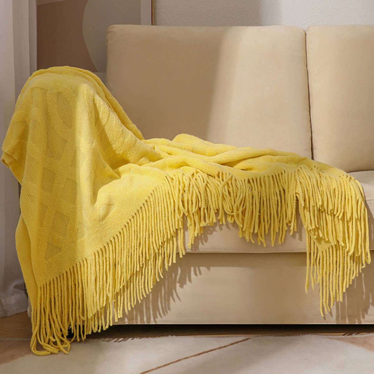 SOFT WARM AND COMFORTABLE TASSEL SOFA BLANKET_CWMM0215
