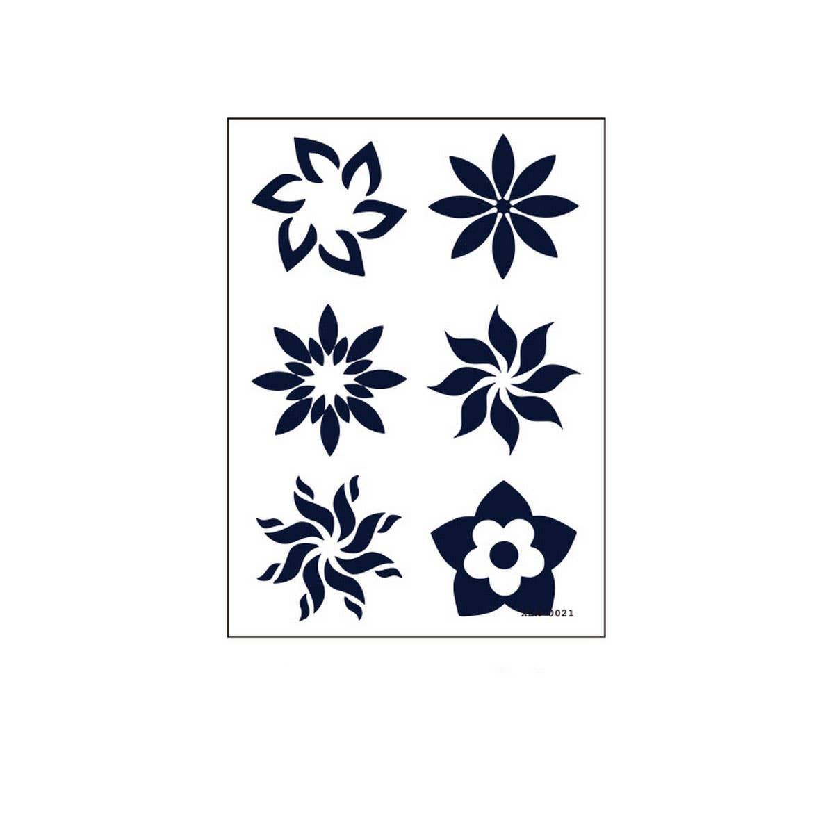 GARDENIA BLUE JUICE TATTOO STICKERS WATERPROOF_CWMM8359