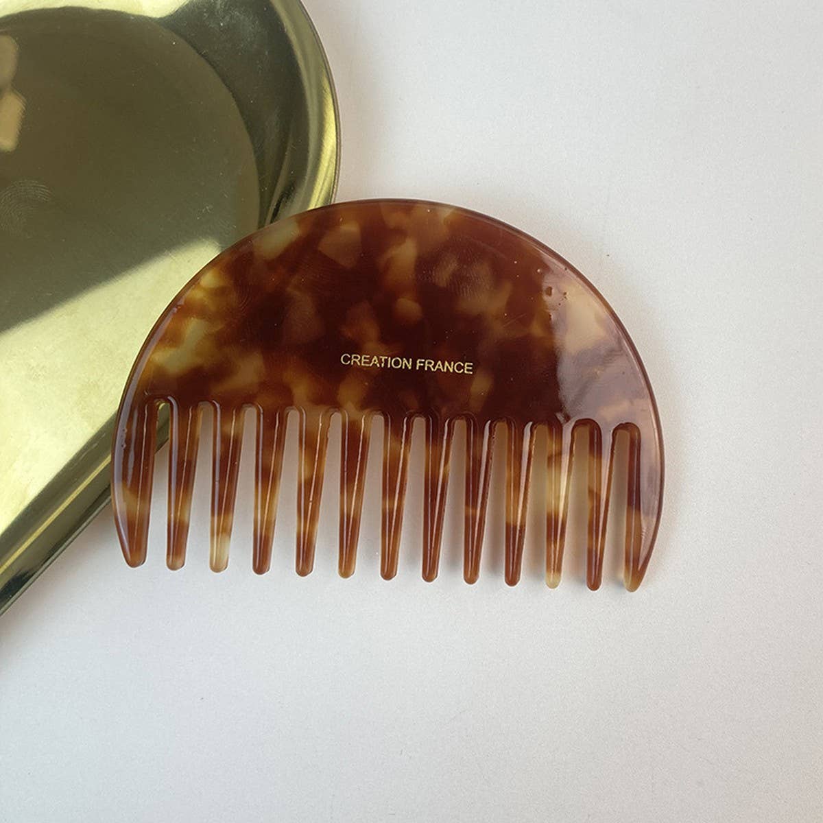 GEOMETRIC ACETATE COMB VINTAGE CUTE STYLE_CWMM6400