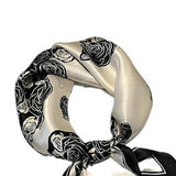 SILK SQUARE SCARF MULBERRY SILK ELEGANT DESIGN_CWASC0536