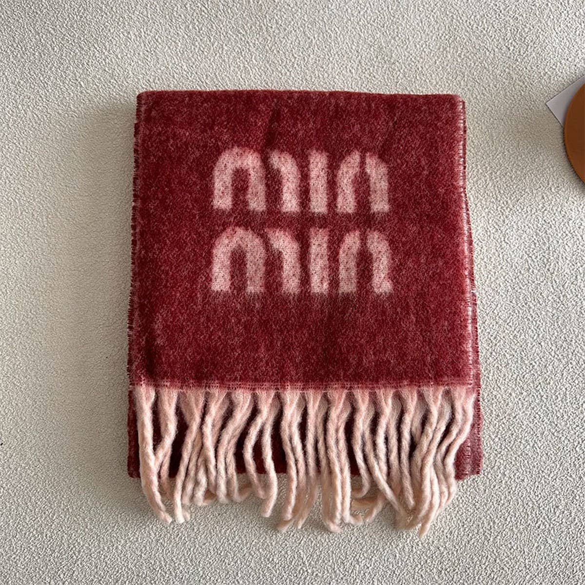 LETTER JACQUARD WOOL BLEND REVERSIBLE SCARF_CWASC2312