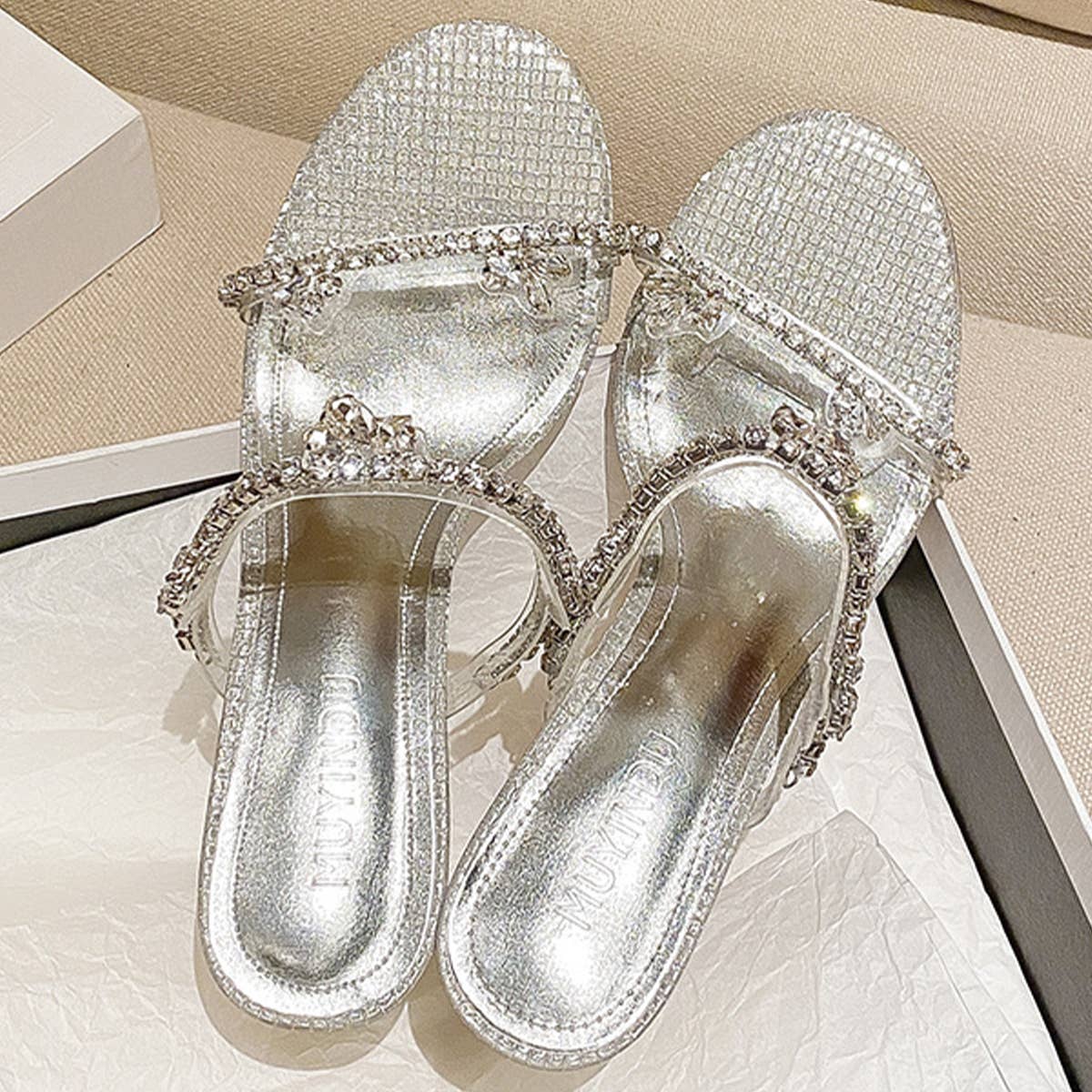 RHINESTONE SLIM HEEL SANDALS HIGH HEELS_CWSHH0025