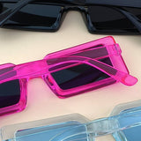 BASIC SIMPLE SQUARE SUNGLASSES_CWASG0091