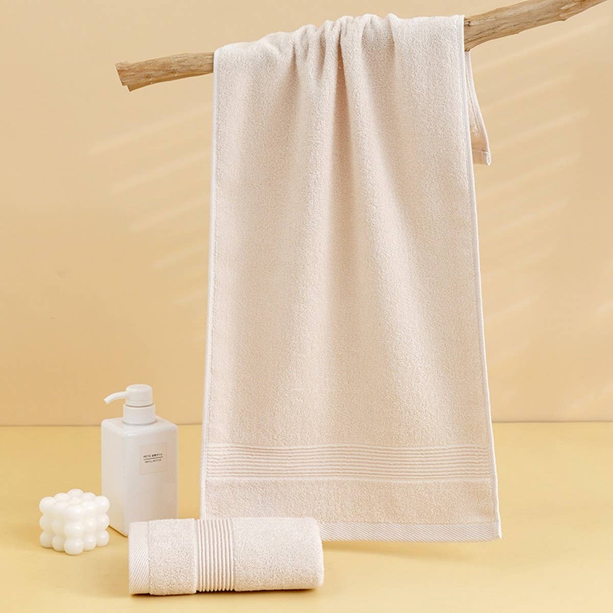 HOUSEHOLD SOLID COLOR THIN SOFT COTTON TOWEL_CWMM2313