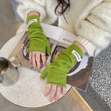 SOLID COLOR FINGERLESS TOUCH SCREEN GLOVES_CWAG0138
