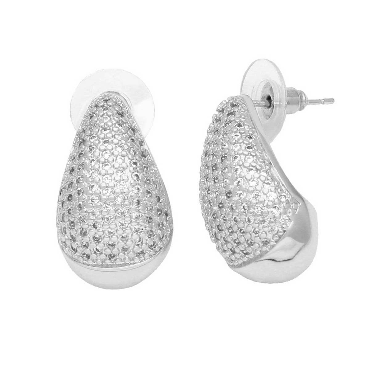 FASHIONABLE DROPLET SHAPED EARRINGS_CWAJE0976