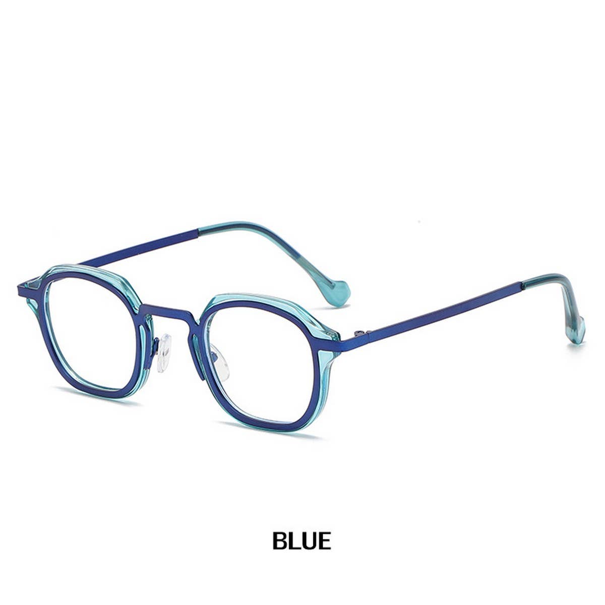 SMALL SQUARE FRAME BLUE LIGHT BLOCKING SUNGLASSES_CWASG0592