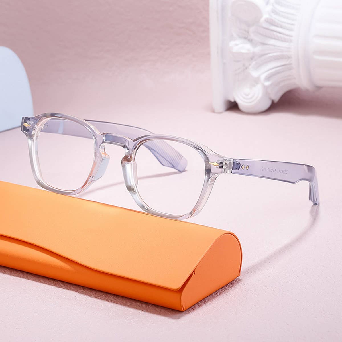 FASHIONABLE PLAIN ROUND FRAME PLAIN GLASSES_CWASG0714