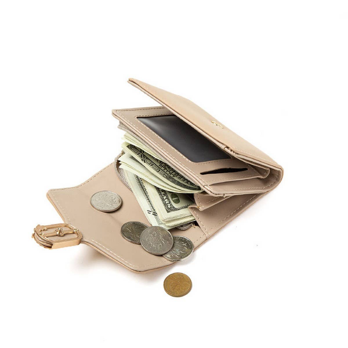 SIMPLE AND VERSATILE STUDENT FOLDING WALLET_CWAB2337