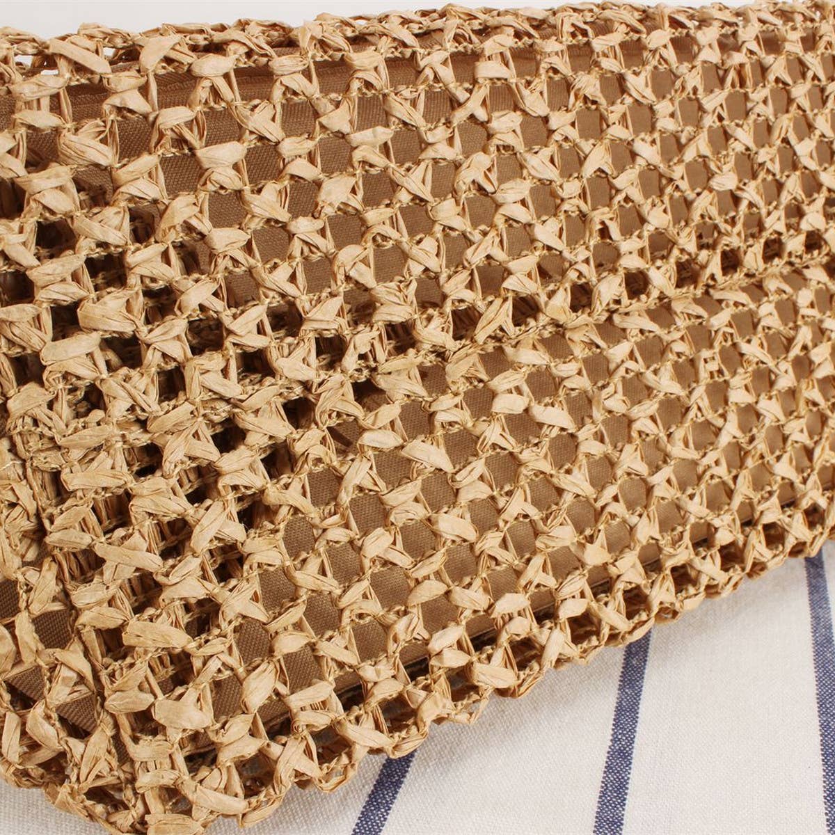 Versatile Letter Large Capacity Straw Bag_Cwab2014