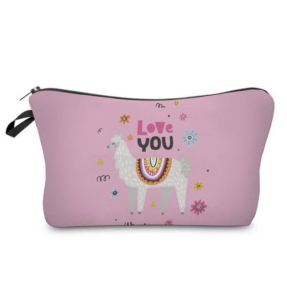 BEST SELLING ALPACA PRINT COSMETIC BAG_CWAB2264