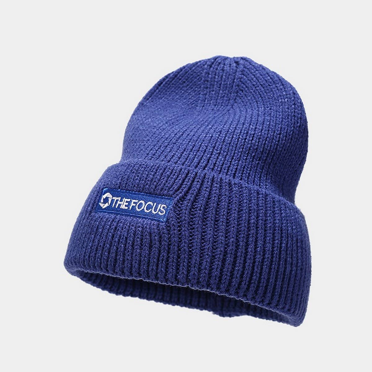 LETTER THICKENED EMBROIDERED BEANIE KNITTED HAT_CWAH2073