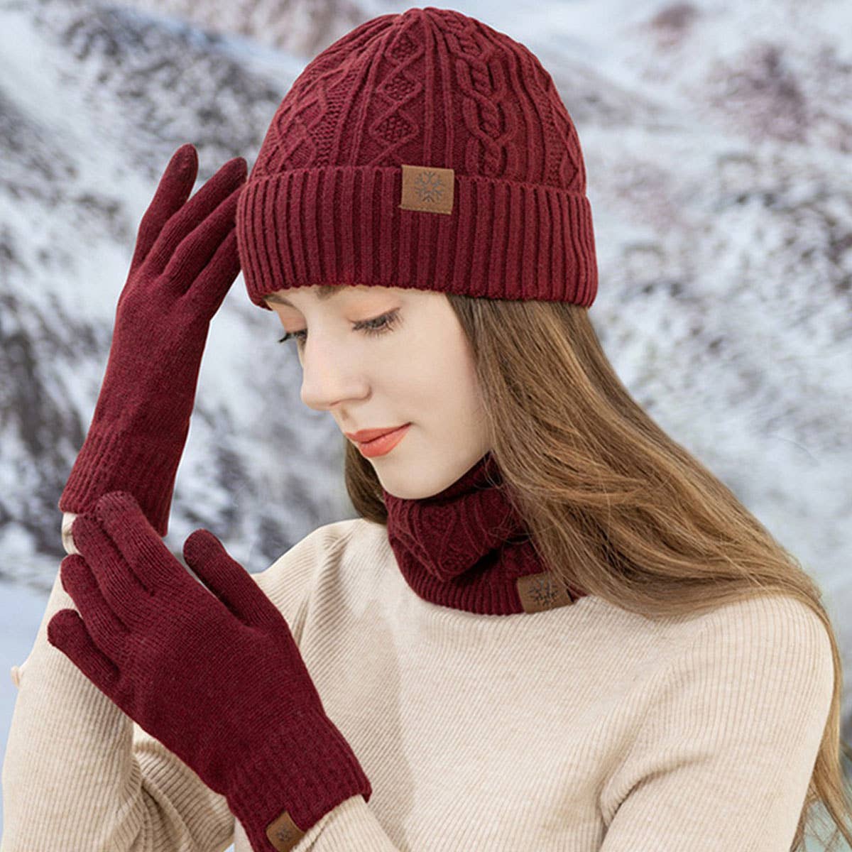 Winter Warm Outdoor Cold Protection Thick Suit_Cwmm2866