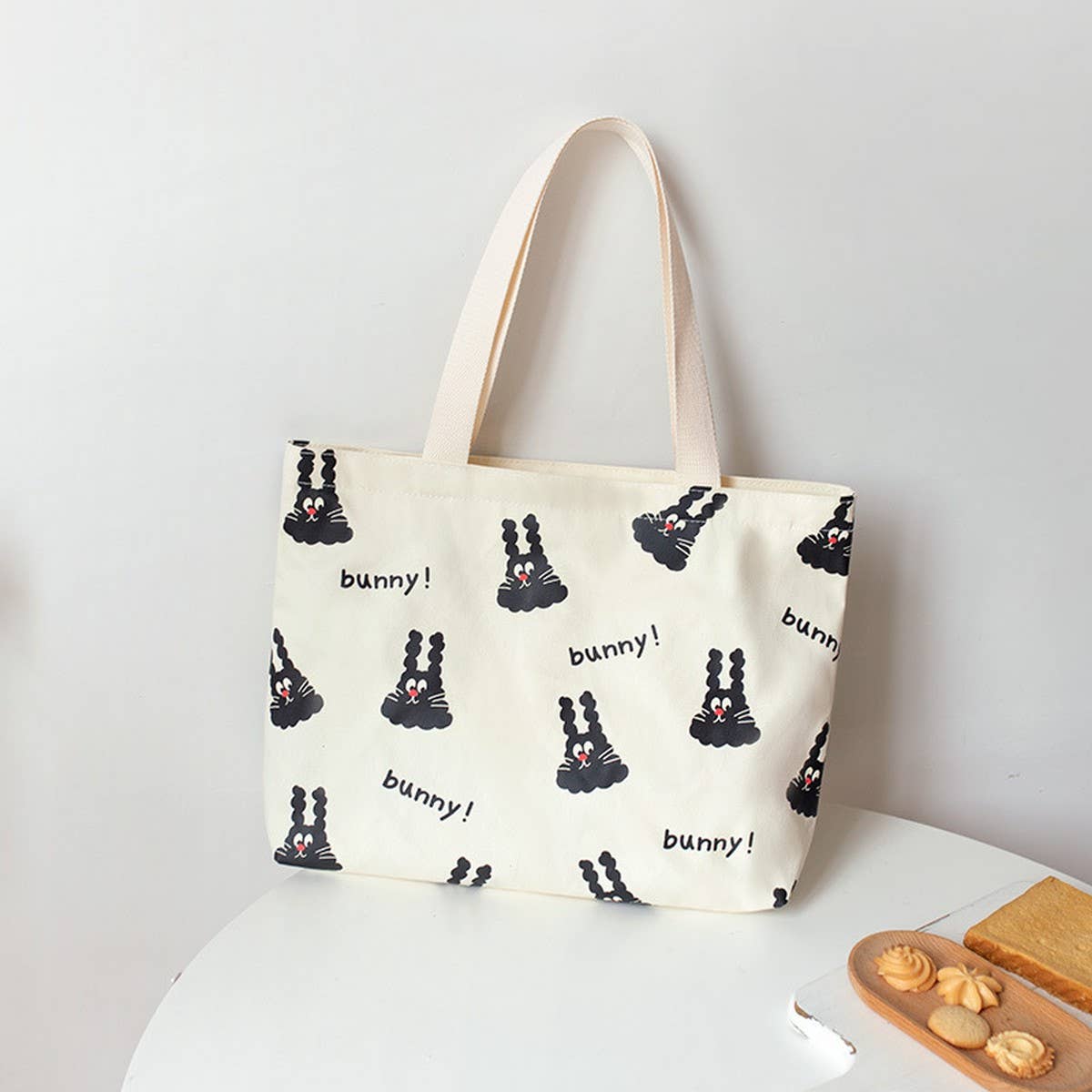 CUTE CARTOON CANVAS TOTE BAG FOR GIRLS LARGE_CWAB5659