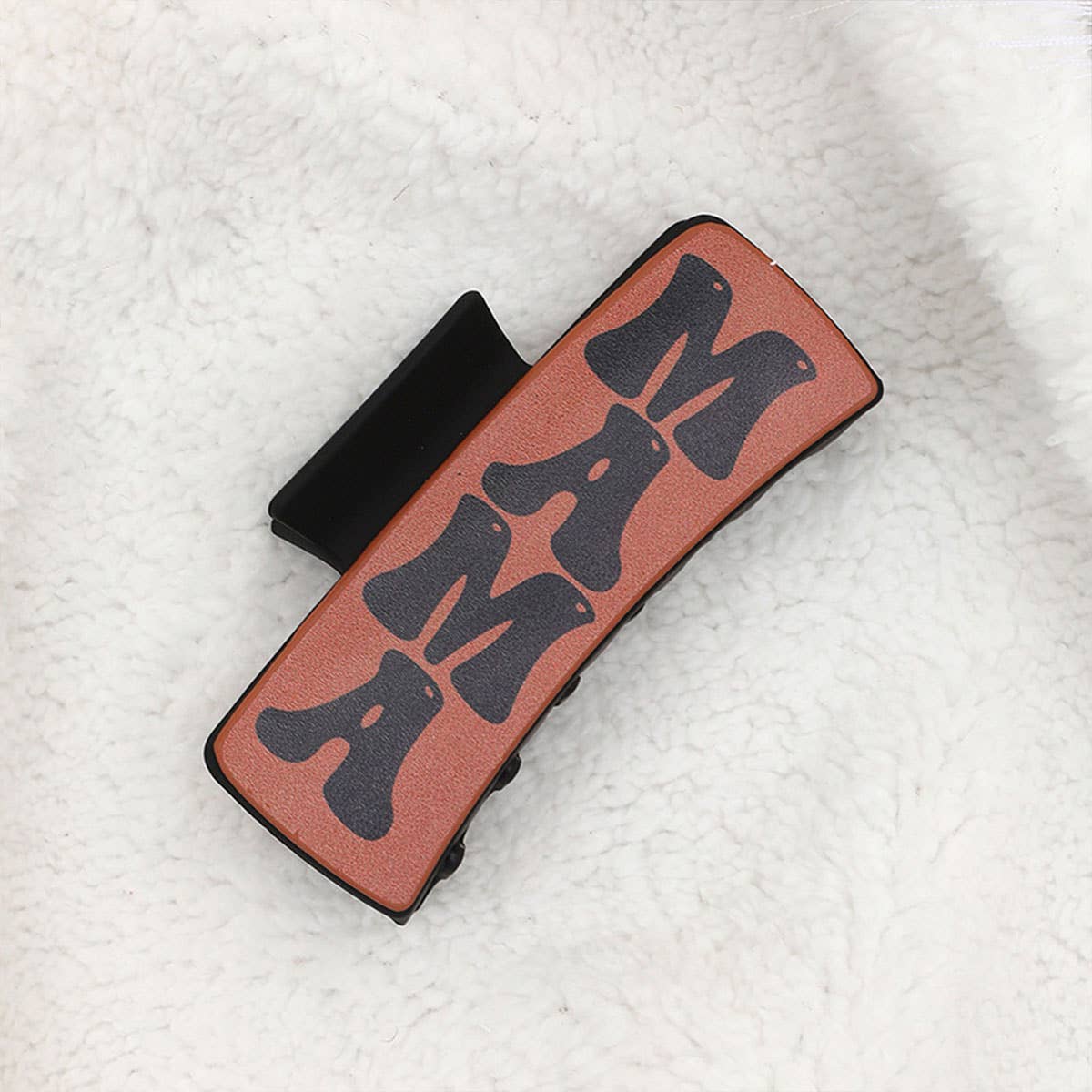 SUNFLOWER RETRO LETTERS WESTERN HAIR CLAW CLIPS_CWASC1623