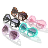 LARGE FRAME POLYGONAL FUTURISTIC TECHNOLOGY GLASSE_CWASG0244