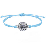 Waterproof Wax Thread Woven Football Bracelet
