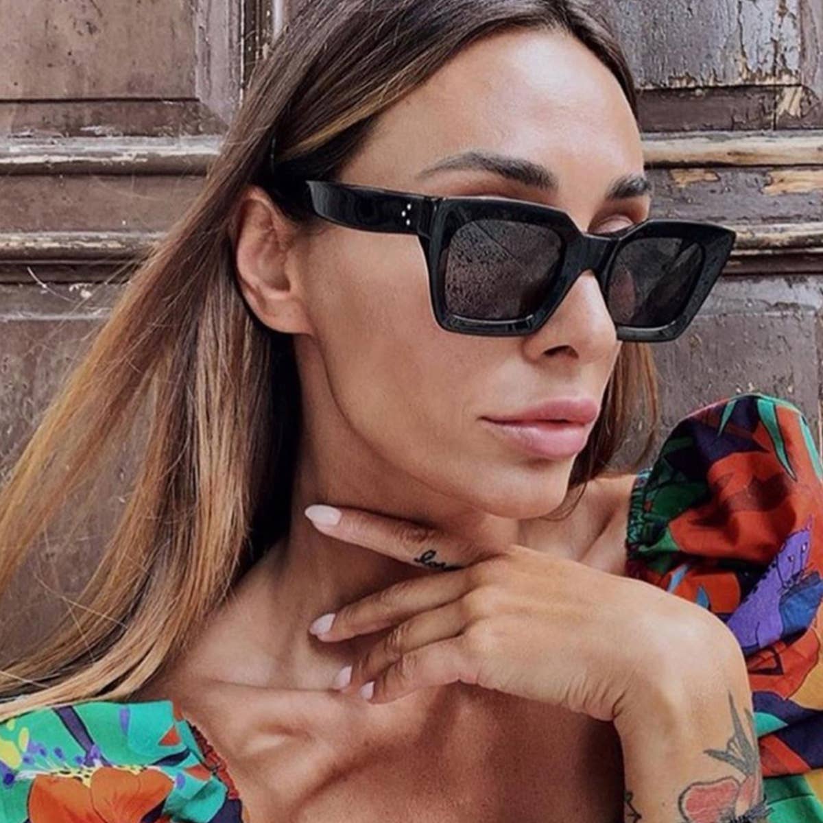 Trendy Street Style Square Sunglasses_Cwasg0436