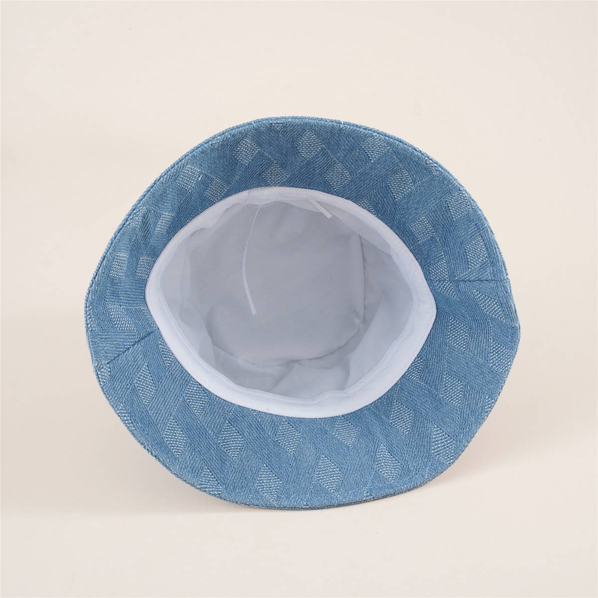 SUN PROTECTION PRINTED PLAID BUCKET HAT_CWAH1442