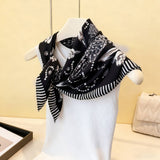 Elegant Code Herringbone Cotton-Linen Scarf_Cwasc03445